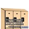 Salsbury Industries 3 Tier Designer Locker, 54"Wx76"Hx18"D, 9 Door, Maple 18-23368MAP - alternate 8